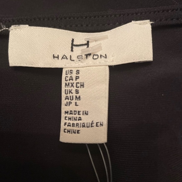 H by Halston, front twist knot dress, black, size small - Picture 8 of 8